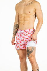 Watermelon Waves Swim Short