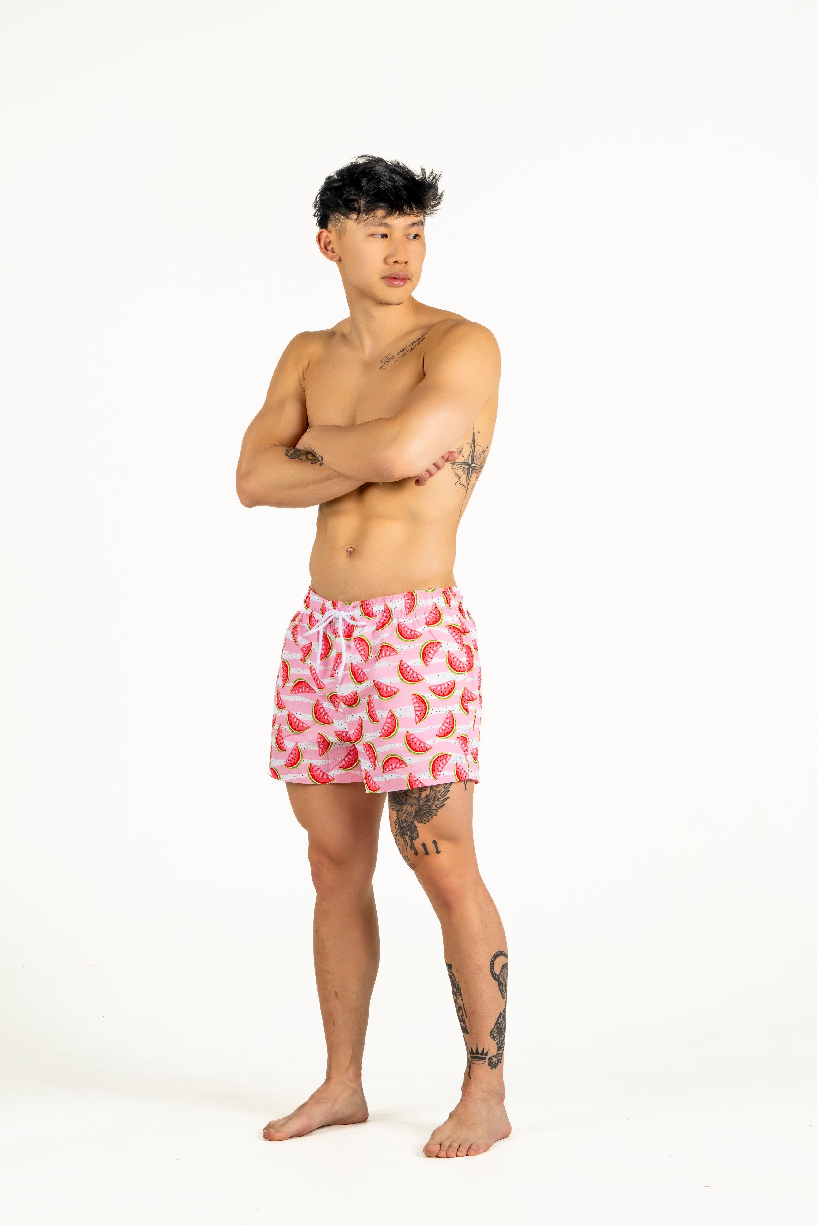 Watermelon Waves Swim Short