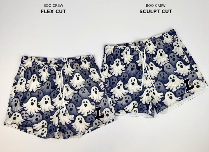 Translation missing: en.Boo Crew | Flex Cut Mesh Gym Shorts-4" &amp; 6"