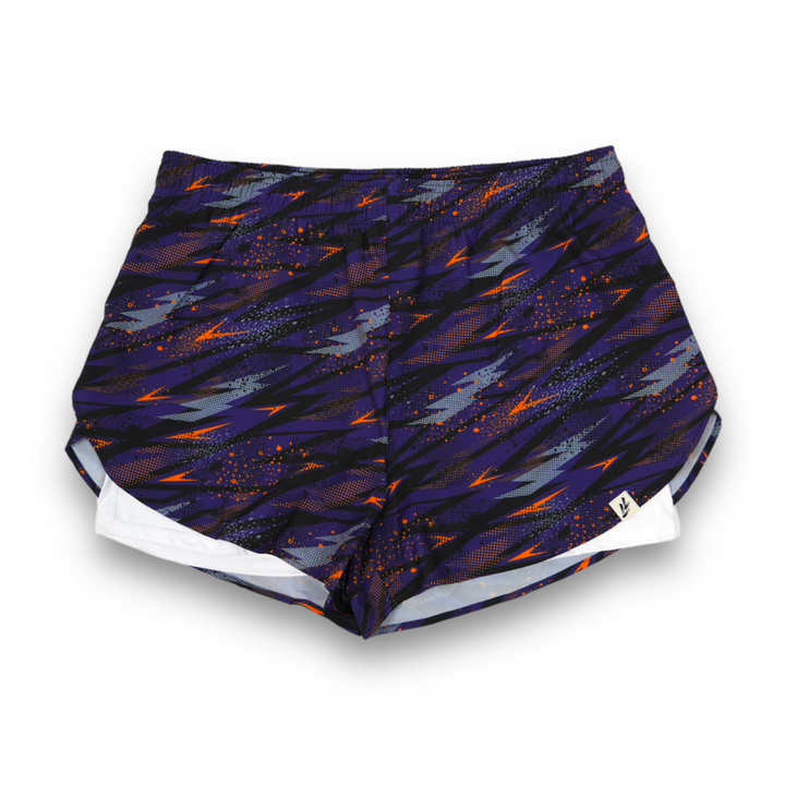 Translation missing: en.Purple Shock Split Linered Shorts | LL VAULT