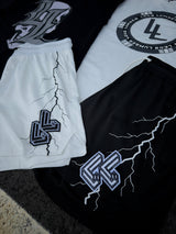 Black and white shorts and Tees. The FITS