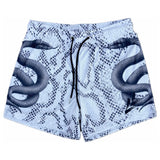 Ghost Mamba LumberLegs mesh gym shorts with snake print and black mamba graphics, available in 4" and 6" inseams.