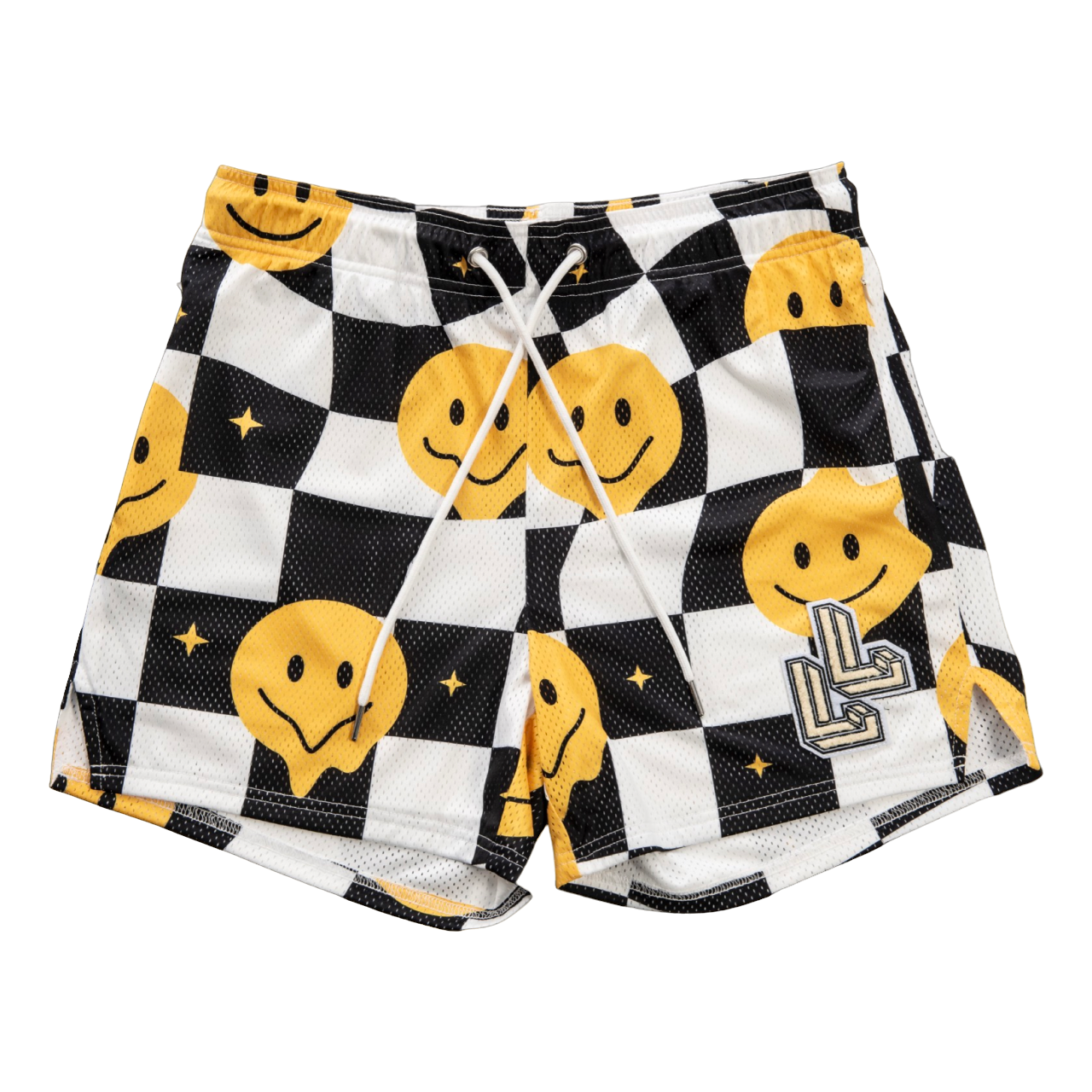 Yellow winky top face shorts
