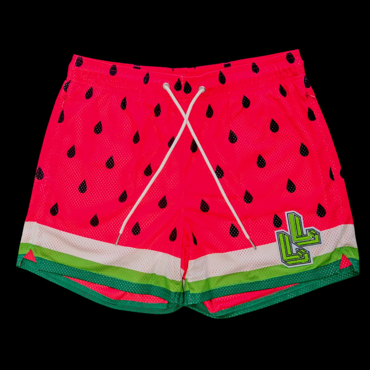 Watermelon workout shorts