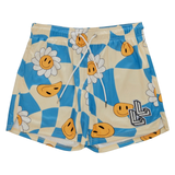 Blue Checkered workout shorts