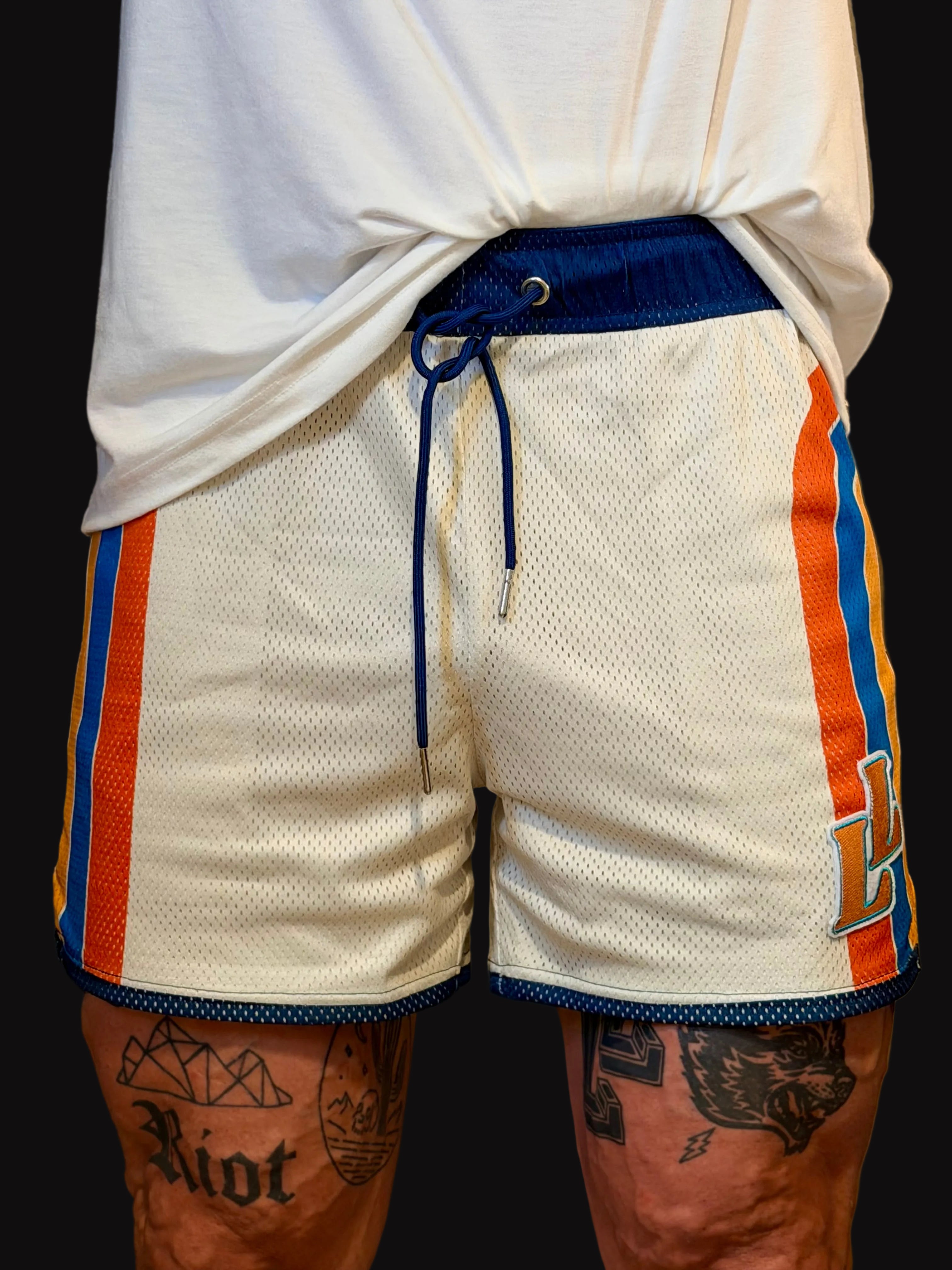 RETRO HEAT MESH GYM SHORTS