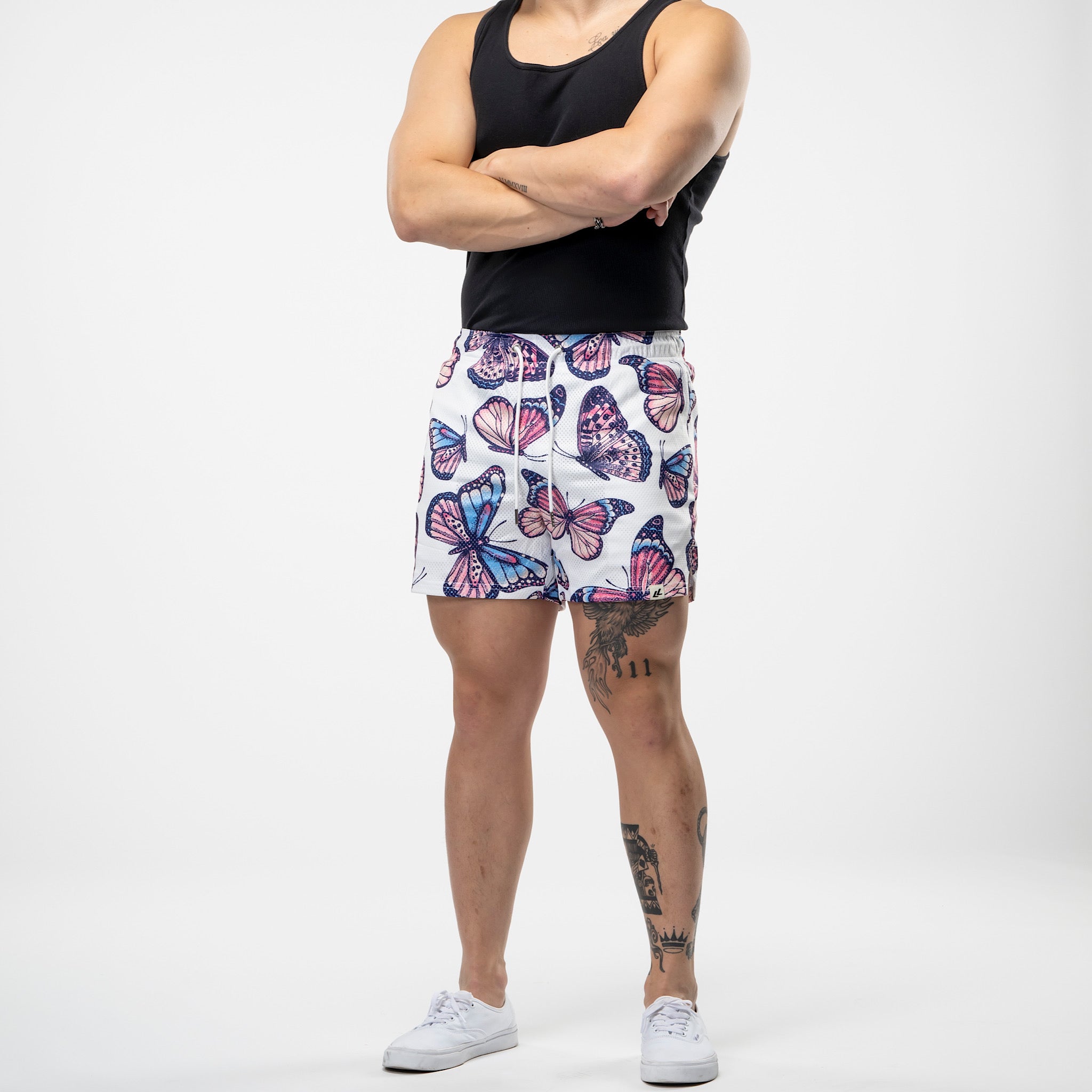 Gnarcotic Butterfly Mesh Shorts popular - M