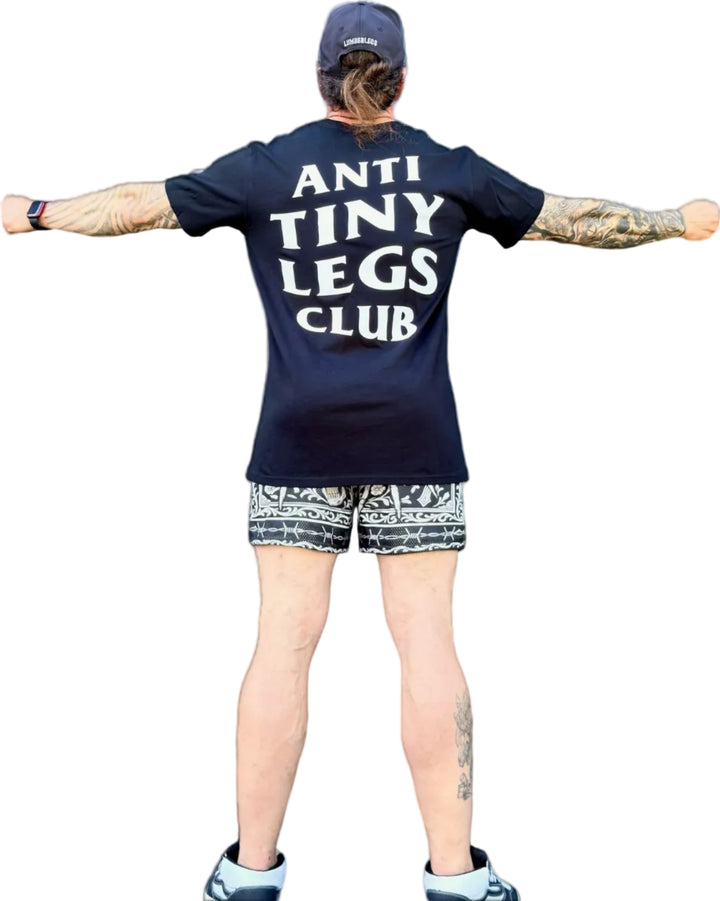 Translation missing: en.ANTI TINY LEGS CLUB TEE Graphic Bodybuilding Shirt