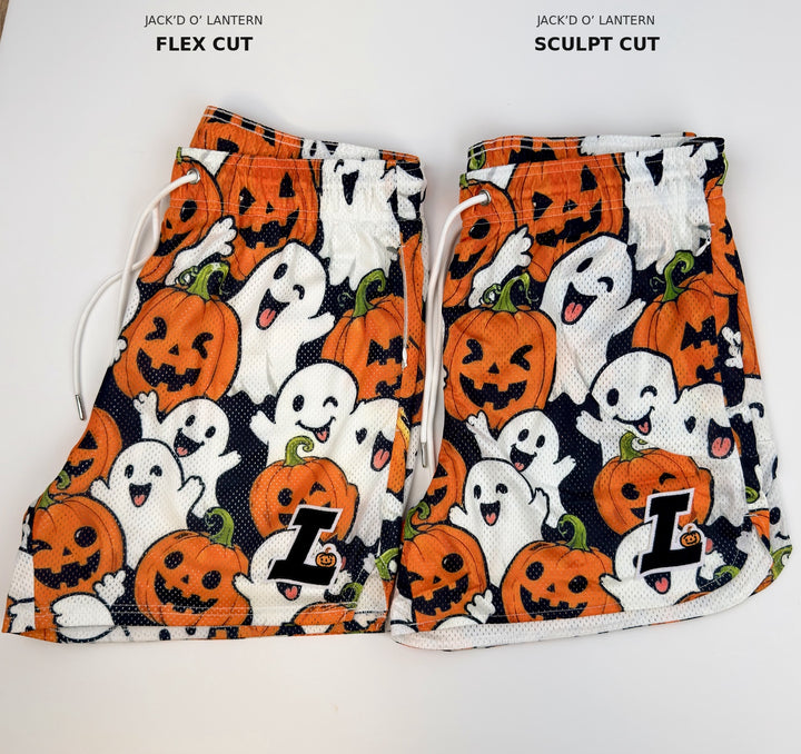 Translation missing: en.Jack’d O’ Lantern | Flex Cut Mesh Gym Shorts – 4″ &amp; 6″