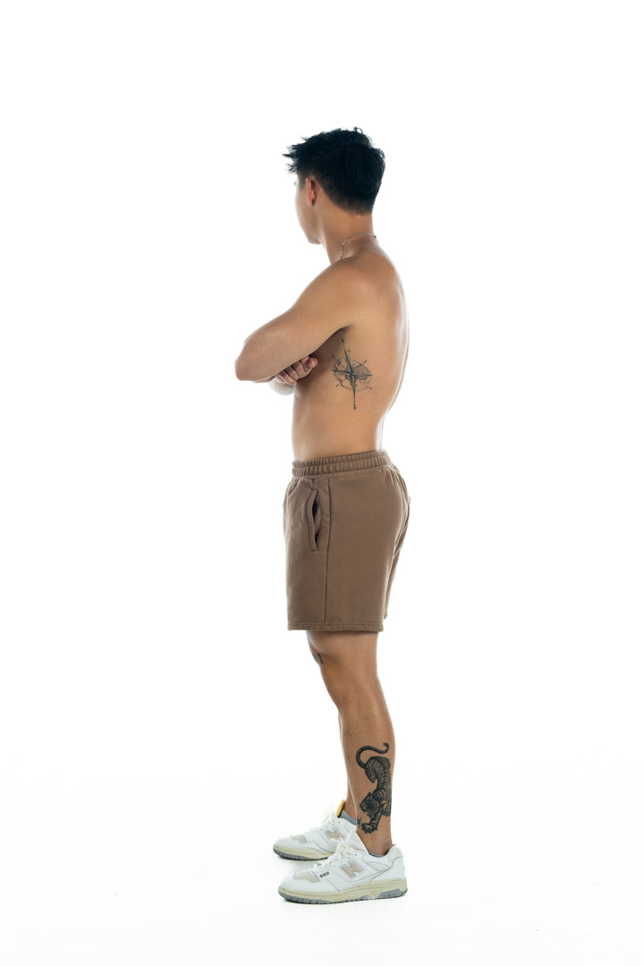 Translation missing: en.Chestnut Brown Lifting SweatShorts | LL VAULT