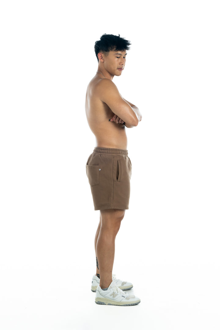 Translation missing: en.Chestnut Brown Lifting SweatShorts | LL VAULT