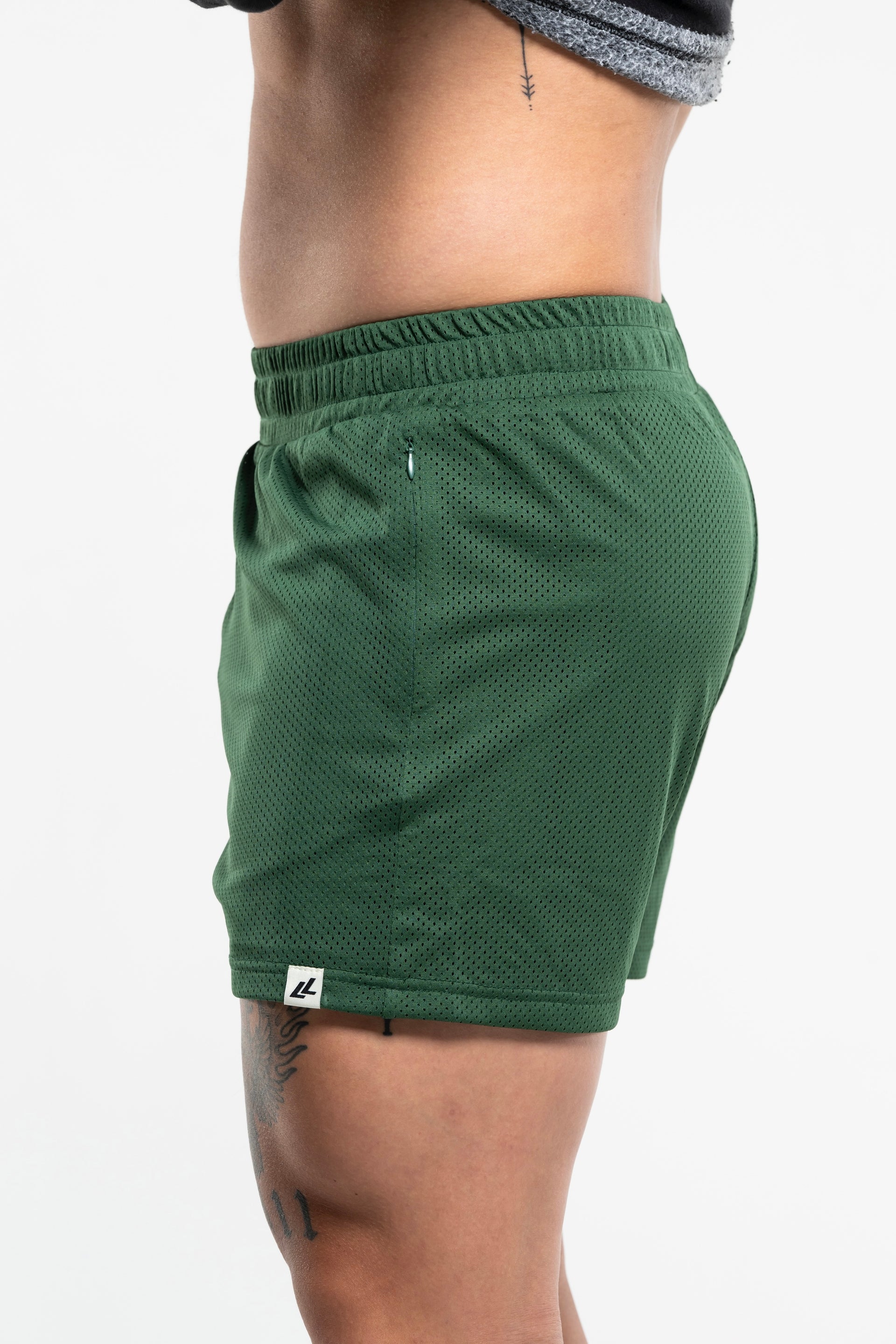 Men's Mesh Gym Shorts Lumber Legs