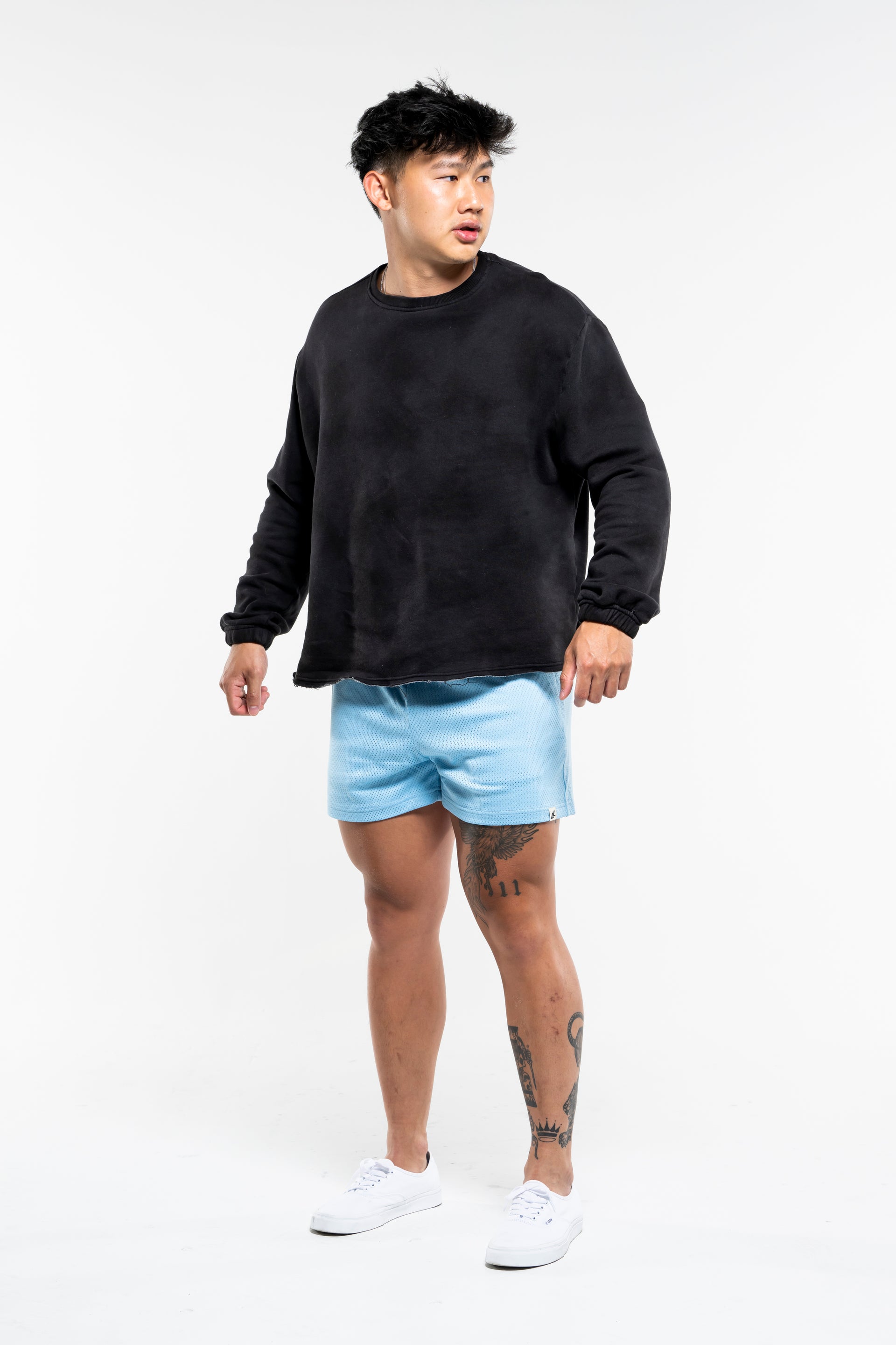 Men's Mesh Gym Shorts Lumber Legs