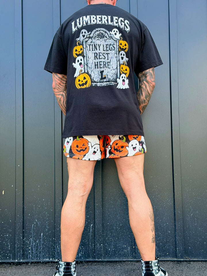Translation missing: en.TLRH back graphic with Jack'd O' Lantern shorts