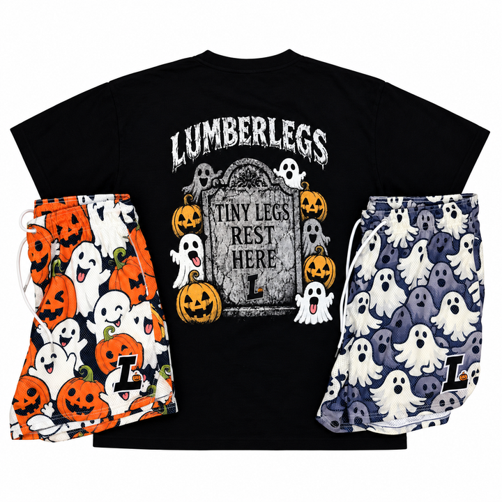 Translation missing: en.TLRH Back graphic with both Halloween Shorts